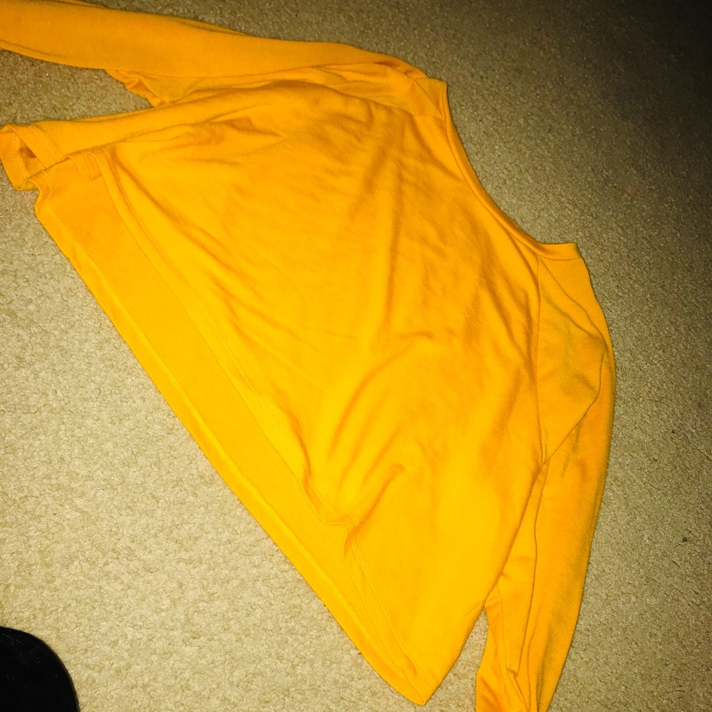 Orange Cropped Tee
